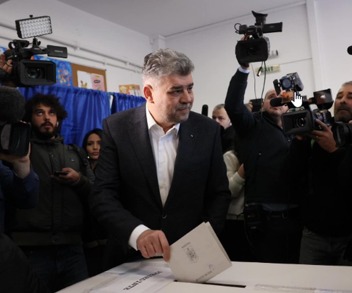 Premierul Marcel Ciolacu a votat: „Am ales ordinea și nu haosul ”