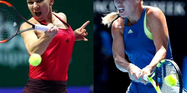 Simona Halep Caroline Wozniacki colaj articol FOTO Guliver / Getty Images