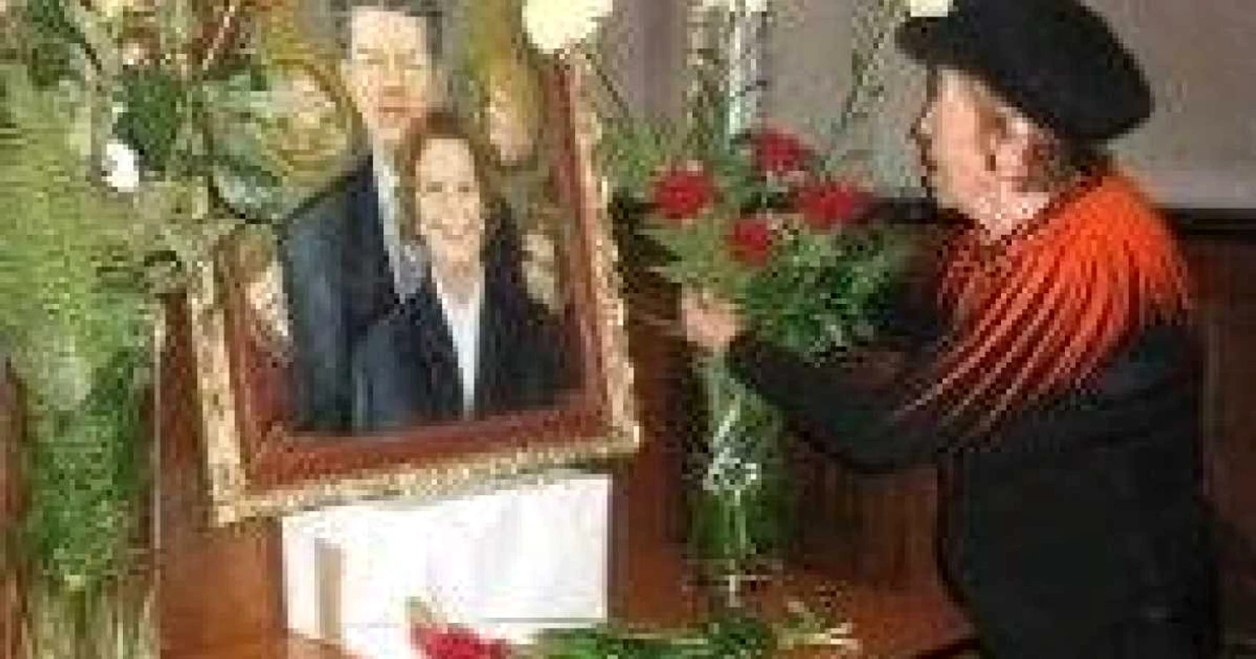 Hermina Idomir l-a şi pictat pe Regele Mihai. FOTOArhivă.
