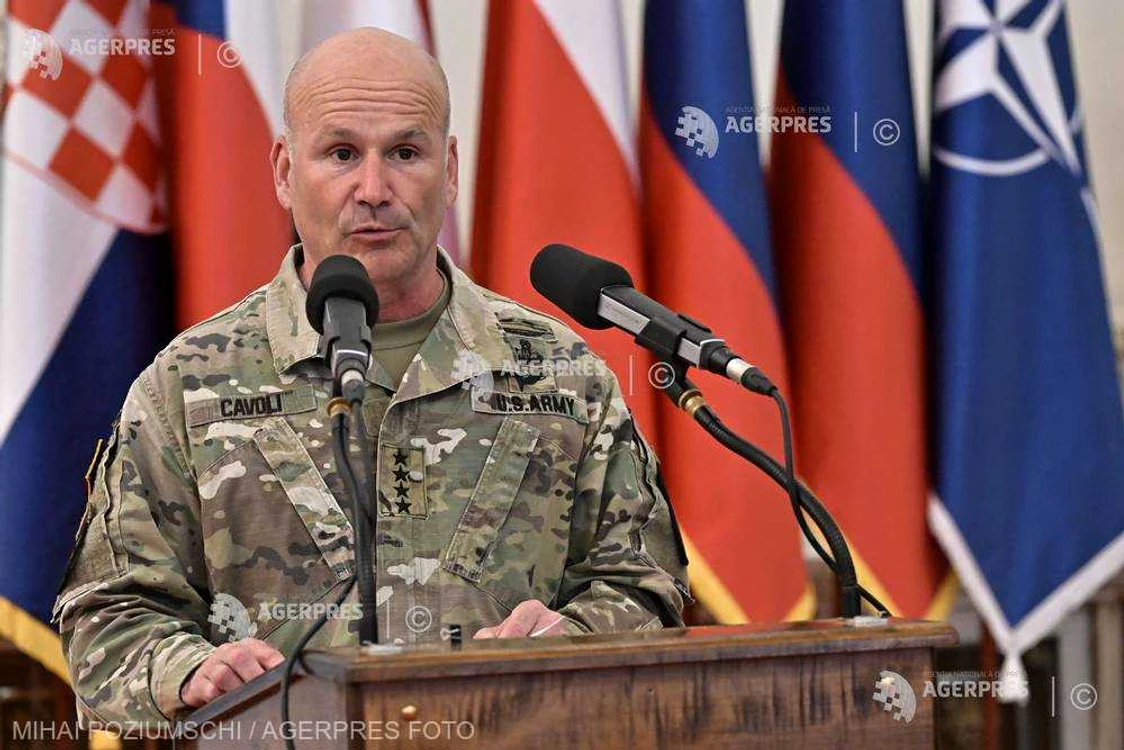 gen. Christopher G. Cavoli, comandantul suprem al forţelor aliate în Europa. FOTO Agerpres