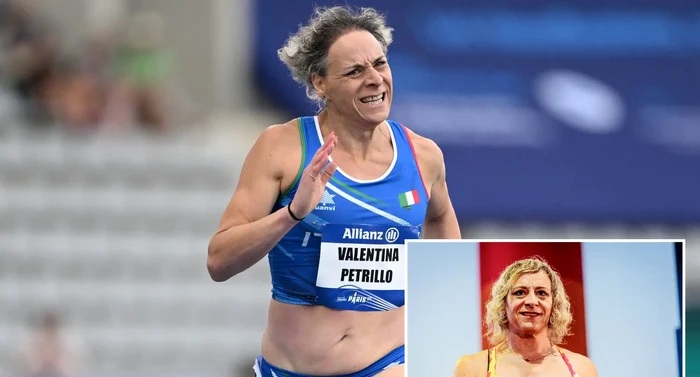 Valentina Petrillo, sportivă și apărătoare a drepturilor persoanelor trans. Foto Getty images
