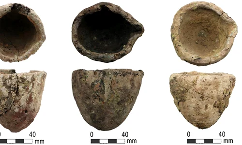 Creuzete descoperite la Guangzhou (Hongyan Xiao et al, „Brass technology transmission via maritime routes: crucible evidence from southern China”, Antiquity, 2026)