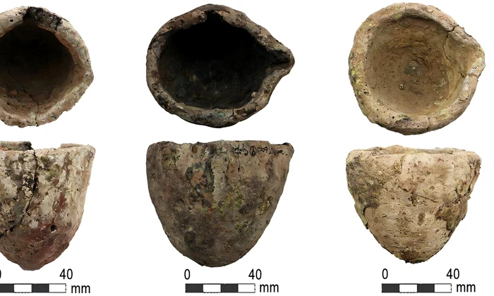 Creuzete descoperite la Guangzhou (Hongyan Xiao et al, „Brass technology transmission via maritime routes: crucible evidence from southern China”, Antiquity, 2026)