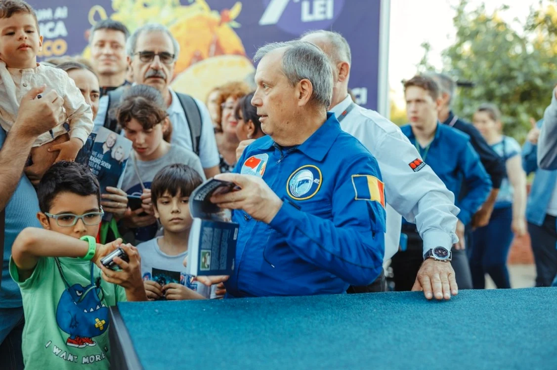 Cosmonautul Dumitru Prunariu va fi prezent la Focşani FOTO: Ştiinţă&Tehnică