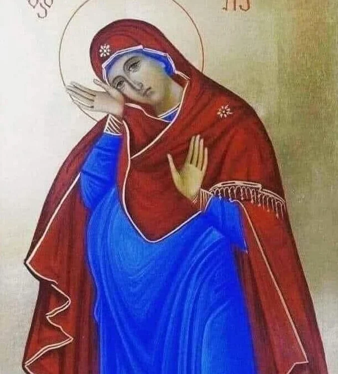 Maica Domnului însărcinată / foto: social media 