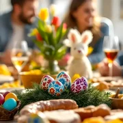 Masă festivă de Paște în familie alături de prieteni Sursă wiekanocnerecepty pl jpg