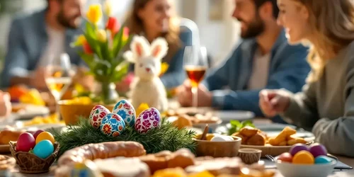 Masă festivă de Paște în familie alături de prieteni Sursă wiekanocnerecepty pl jpg