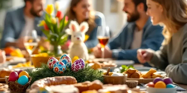 Masă festivă de Paște în familie alături de prieteni Sursă wiekanocnerecepty pl jpg
