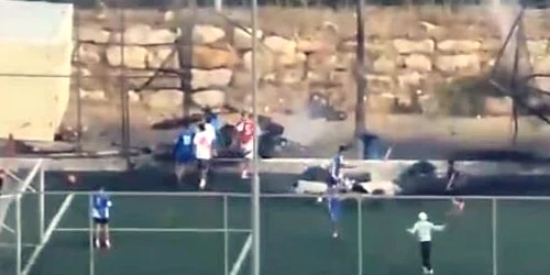 rachetă teren fotbal israel jpg