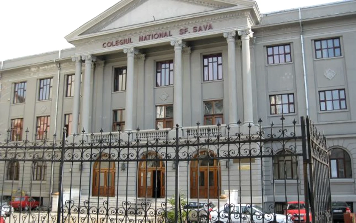 Pe primul loc în topul celor mai bune licee din Bucureşti este Colegiul Naţional ”Sfântul Sava”FOTO: adevarul.ro