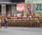 Peste 1000 de militari au fost prezenţi la ceremonialul organizat în centrul Craiovei 