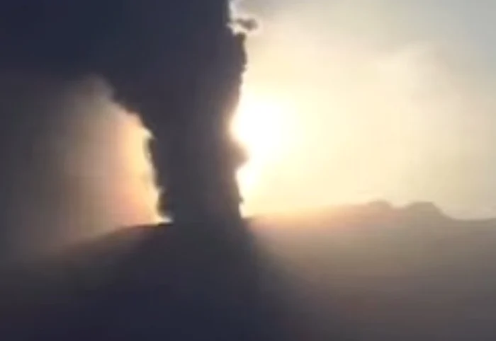 Explozia uriașă a avut loc pe Muntele Shinmoedake FOTO: X