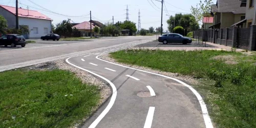 Pista de biciclete de la Giroc FOTO