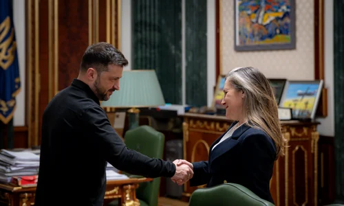 zelenski christia freeland FOTO Volodimir Zelenski / X