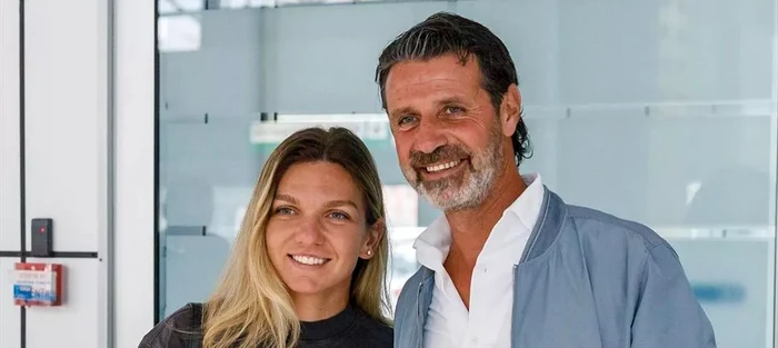 Simona Halep și Patrick Mouratoglou colaborează din luna aprilie. Foto Instagram