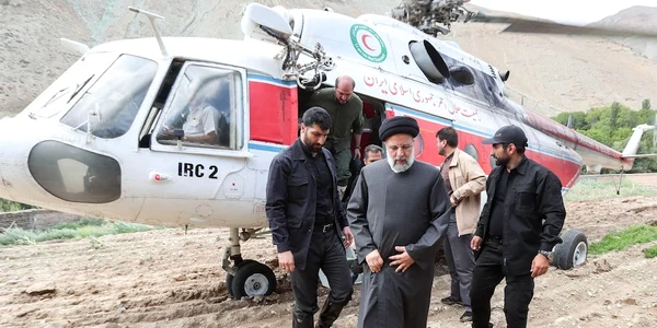 președintele iranian cu elicopter FOTO ZUMA Press jpg