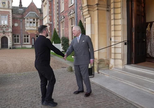 Regele Charles l a primit pe Zelensky la Sandringham, Profimedia