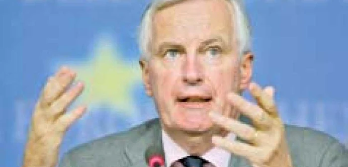 Comisarul pentru  Piaţă Internă,  Michel Barnier