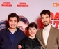 Paul Negoescu, Crina Semciuc şi Damian Anghel la premiera filmului "Oameni de treabă"