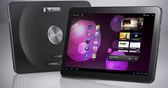 Galaxy Tab 10.1, unul dintre produsele care copiază iPad-ul, potrivit Apple.