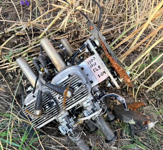 Drona avea încărcătură explozibilă
