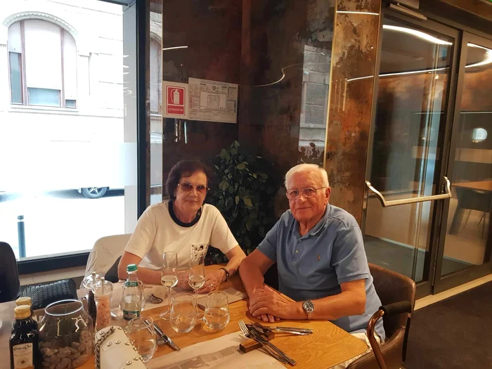 Gheorghe Cosma alături de soție FOTO Claudia Untaru