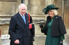 Regele Charles și Regina Camilla de Paște foto Profimedia (3) jpg