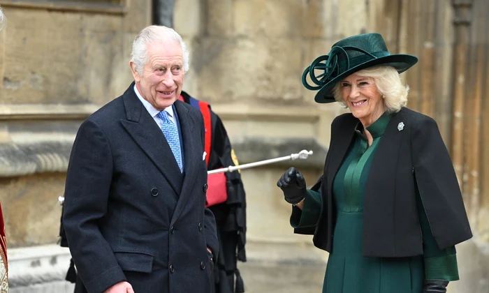 Regele Charles și Regina Camilla de Paște foto Profimedia (3) jpg