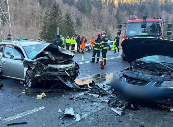 Accident mortal pe DN 1. FOTO: ISU Prahova