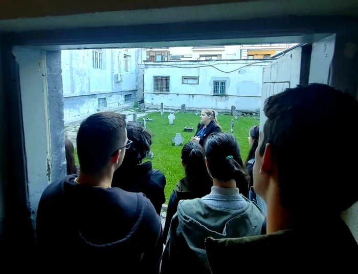 Elevi în vizită la fosta Închisoare Pitești. FOTO Memorialul Închisoarea Pitești