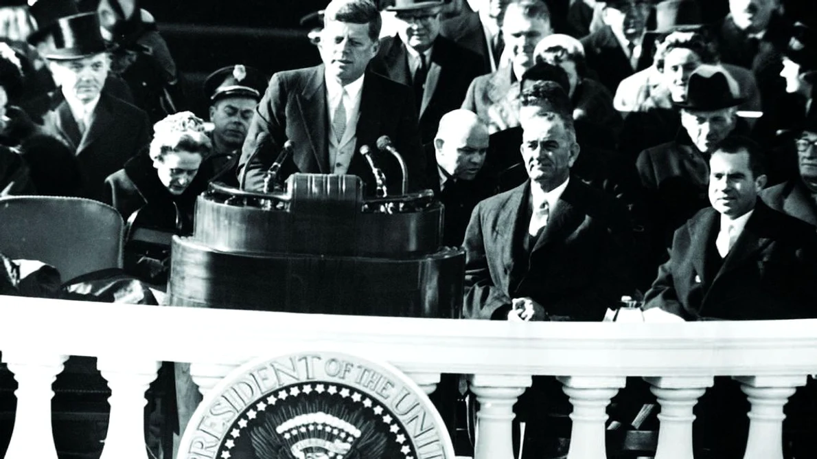 Discursul de inaugurare al președintelui John F Kennedy: „Nu vă întrebați ce poate face țara voastră pentru voi, întrebați vă ce puteți face voi pentru țara voastră” jpeg
