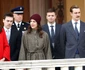 La famille princière de Monaco dans la cour du Palais Princier lors de la fête nationale monégasque jpeg