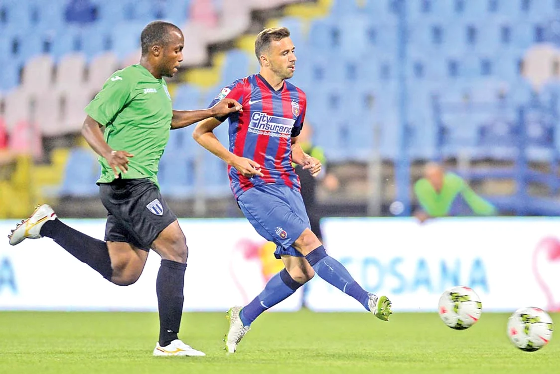 
    Pedepsit de antrenorul Stelei, Costel Gâlcă, Lucian Sânmărtean şi-a luat revanşa cu un gol fabulosFoto: Mediafax  