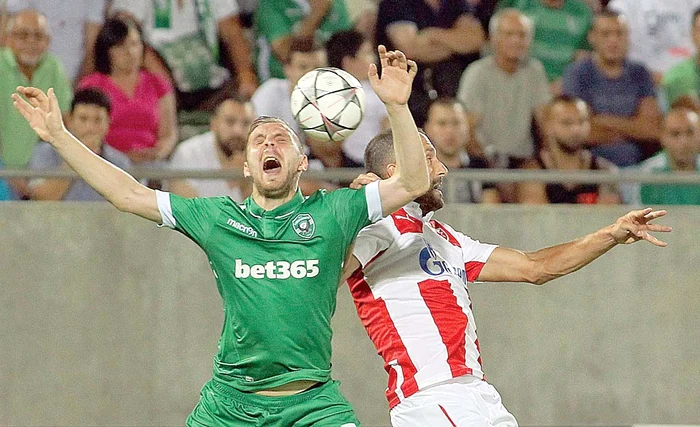 Keşeru a închis tabela la 2-2 în turul bulgarilor cu Partizan Belgrad