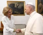 Regina Sofia la întâlnirea cu Papa Leon. FOTO: Profimedia