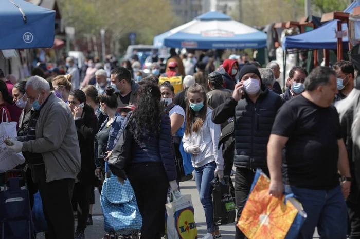 Așa arăta Piața Obor din București în Ajun de Florii, la ora 11.30Inquam Photos / Octav Ganea