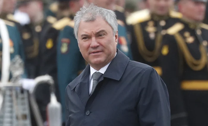 Președintele Dumei de Stat ruse, Vyacheslav Volodin FOTO: EPA EFE
