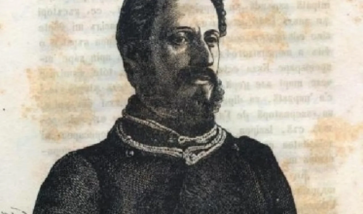 Imagine cu Al.I. Cuza, publicată într-un calendra ardelean din 1861  FOTO: mesagerul.ro, arhivele bistriţene