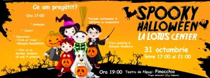 Spooky Halloween, la Lotus Centre din Cluj