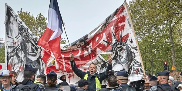 Proteste în Paris de Ziua Muncii. Foto Gettyimages