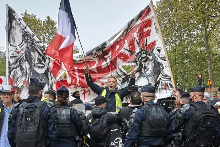 Proteste în Paris de Ziua Muncii / FOTO Getty Images