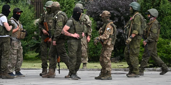 Mercenari Wagner pe străzile din Rostov pe Don Foto Profimedia jpg