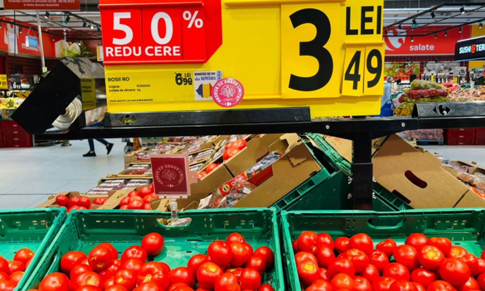 Prețurile la alimentele de bază au scăzut deja cu până la 50%, susține Ministerul Agriculturii