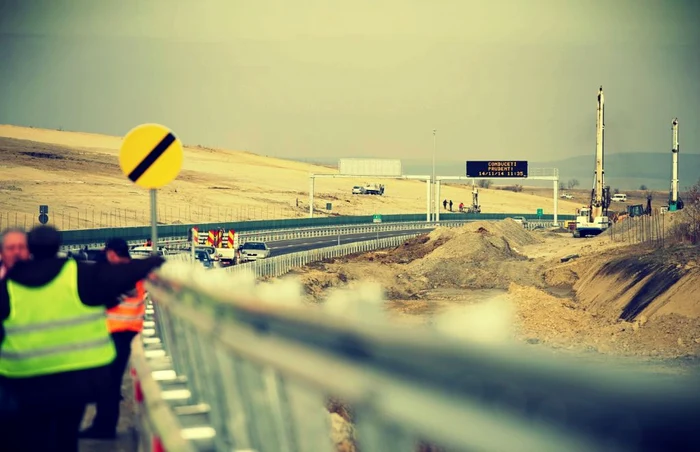 Pe hartă, autostrada A1 începe în Bucureşti şi asigură ieşirea spre graniţa cu Ungaria la Nădlac FOTO: Mediafax