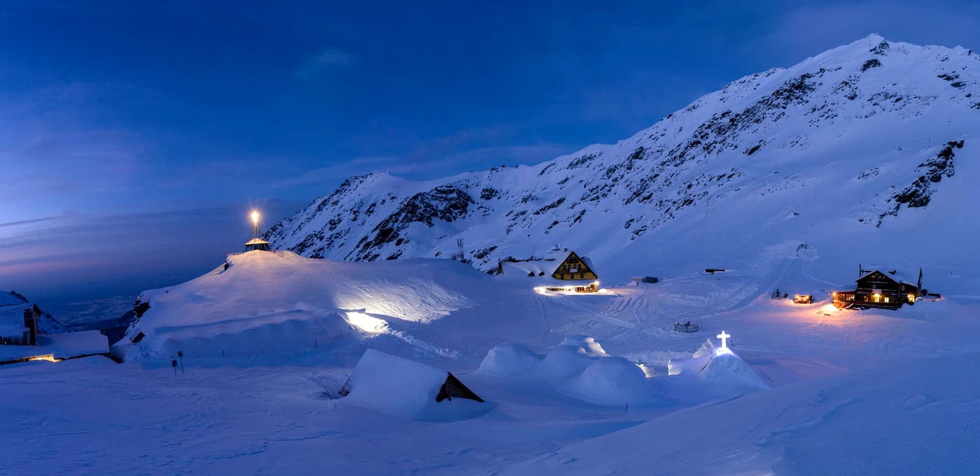 Risc mare de avalanșă la Bâlea Lac FOTO Facebook