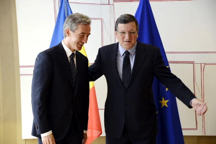 Premierul Iurie Leancăsperă că preşedintele Comisiei Europene, Jose Manuel Barroso, se va ţine de cuvânt şi că Acordul de Asociere, care va fi parafat, va fi semnat în septembrie anul viitor FOTO AFP