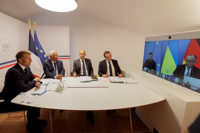Liderii europeni se reunesc duminică prin videoconferință / Sursa foto: Palatul Elysee