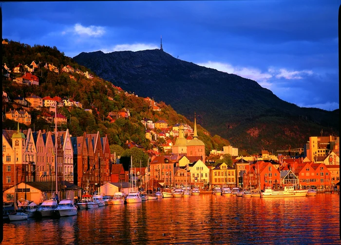 Bergen este centrul industriei de petrol şi gaze al Norvegiei FOTO cruiseeurope.com