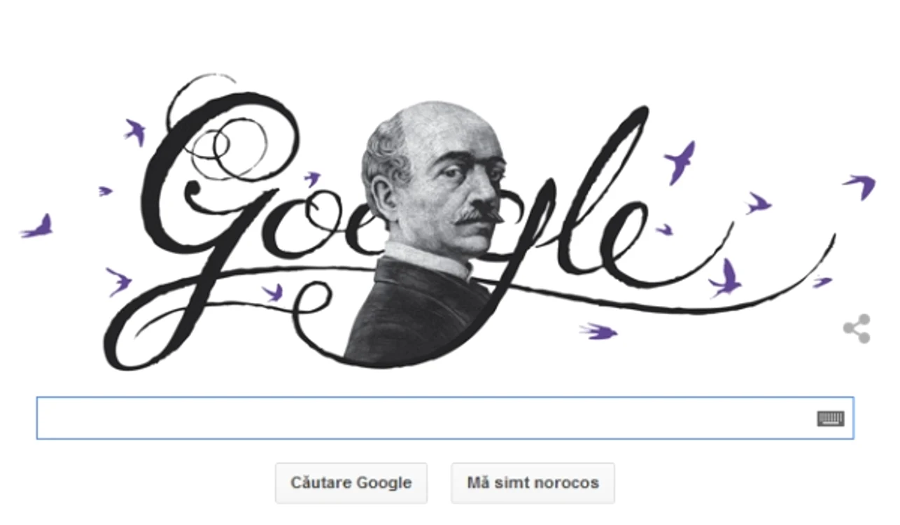 
    Vasile Alecsandri, omagiat de Google la 193 de ani de la naştere  