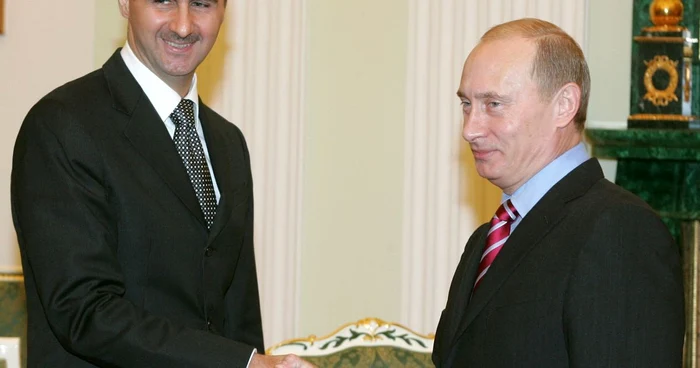 Vladimir Putin și Bashar al-Assad